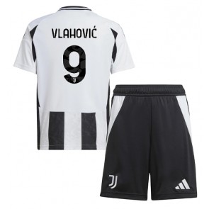 Juventus Dusan Vlahovic #9 Domaci Dres za Dječji 2024-25 Kratak Rukavima (+ kratke hlače)